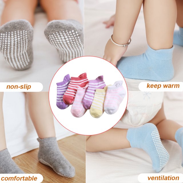 6 Pcs Bas pour Enfants avec Bonne Élasticité Confortables à Porter Style Simple Bonne Fabrication Chaussettes Croisées Fille 10-12
