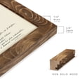 thumbnail image 2 of Printed Embellished Bookplate VII - Framed Print w/glass - Walnut, 2 of 6