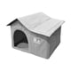 thumbnail image 1 of Caseta Exterior para Gatos, Tienda de Campaña Protectora Contra El Viento, Refugio Cálido para Mascotas para El Invierno, Ideal para Patios, Jardines, 1 of 7