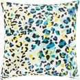 thumbnail image 5 of Chloe CLE-005 18"H x 18"W Square Pillow Kit in Cream/Aqua/Yellow/Teal/Black, 5 of 5