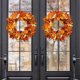 thumbnail image 4 of Farmhouses Fall Wreath For Front Door Thanksgiving Porch And Patio Decoration, 4 of 4
