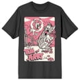 thumbnail image 5 of Tom and Jerry Classic Characters Men's Charcoal Graphic Tee-M, 5 of 6
