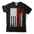 thumbnail image 2 of American Viking Shirt Viking Patriotic Tee Viking Warrior Axe T-Shirt 4th Of July Viking Shirt (X-Large Military Green), 2 of 6