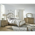 thumbnail image 3 of Weston Hills Queen Fabric Upholstered Bed in Brown Finish by Pulaski Furniture, 3 of 11