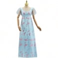 thumbnail image 2 of Women's Regency-Era Gown - High-Waisted Tea Party Penelope Featherington Dress with Romantic Silhouette, 2 of 6