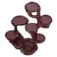 thumbnail image 2 of Resin Multi Tier Plant Stand Flower Pot Holder Stable Display Rack Indoor Outdoor Rustic Design Elevated Base Floor Protection Sturdy Support, 2 of 5