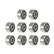 Uxcell Deep Groove Ball Bearings Inches Double Sealed Chrome Steel ABEC1 Z2 1/4"x11/16"x5/16"