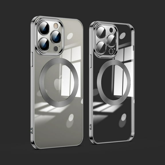 TECH CIRCLE iPhone 11 Pro MagSafe Case with Camera Lens Protector,Full Protection Clear Magnetic Case Compatible with MagSafe Anti-Scratch Cover for Apple iPhone 11 Pro 5.8" 2019,Black