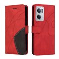 thumbnail image 4 of Compatible OnePlus Nord CE 2 5G Case, Leather Wallet Case Stand View Magnetic Clasp Book Flip Folio Phone Cover - Red, 4 of 5