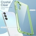 thumbnail image 5 of JETech 3 in 1 Case for Samsung Galaxy A15 5G / 4G 6.5-Inch, with 2-Pack Screen Protector, Tempered Glass Film, Shockproof Bumper Phone Protective Cover Clear Back (Lime), 5 of 6