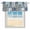 Blue, variant on Summer Coastal Kitchen Valances for Windows 42x12 Inch Kitchen Curtains Valances Rod Pocket Nautical Anchor Sailboat Marine Life Vintage Bathroom Window Valances for Window Treatment Decor