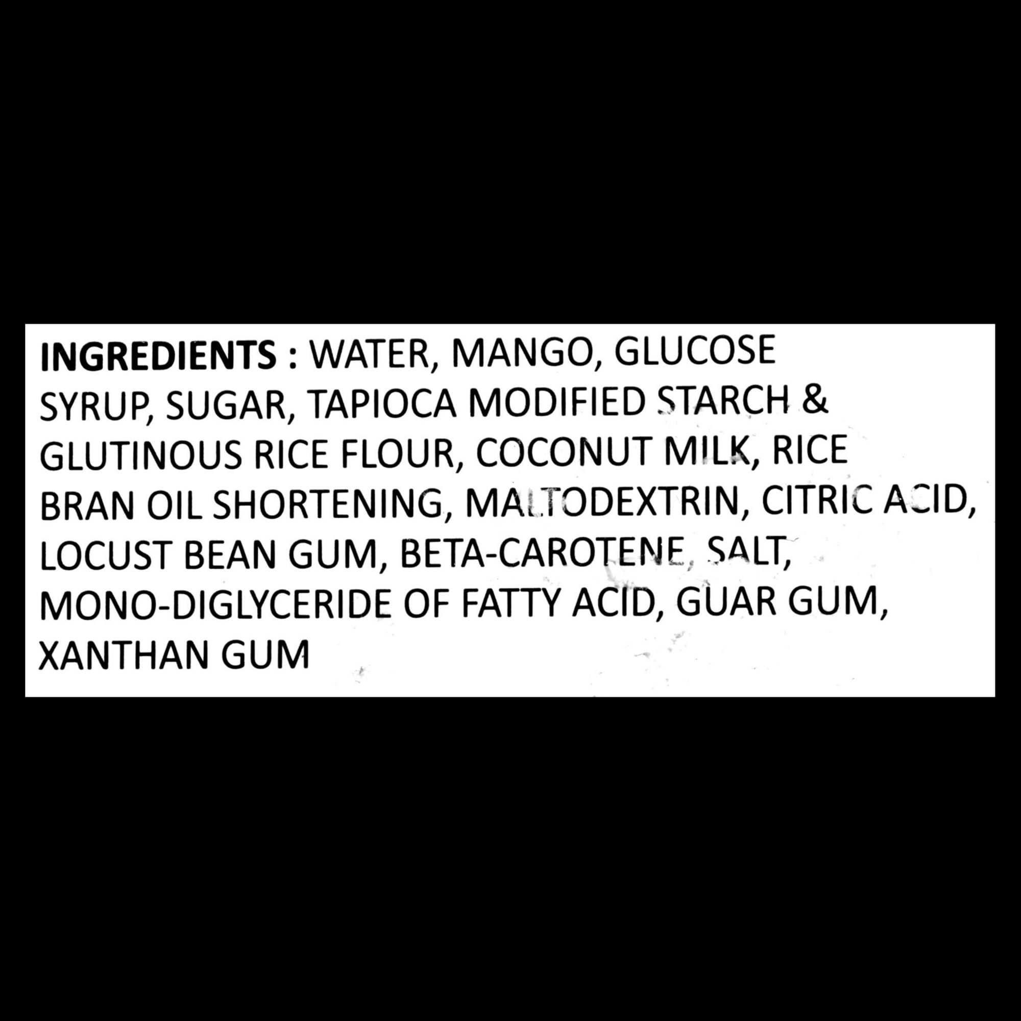 Buono Mochi lce Frozen Dessert Mango, Net Wt. 7.33 oz. (208g.) – 8 pieces