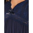 thumbnail image 4 of Women Sexy Lingerie Sleepwear Lace Chemises V-Neck Full Slip Babydoll Nightgown Dress, 4 of 5
