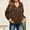 Coffee, variant on Women Fuzzy Jackets Milk Cow Print Coat Short Zip Up Coat Pocket Outwears Winter Lined Coat Women Ladies Coats And Jackets Thin Jacket Women Jacket Women Dressy Jacket Women without Hood Fitted Fall