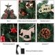 thumbnail image 4 of Artificial Christmas Tree with Lights, Mini Artificial Christmas Tree, Flame Retardant PVC Fir Tree, Christmas Tree with Ornaments, Indoor Artificial, 4 of 4