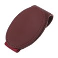 thumbnail image 1 of Clip para gafas de sol de coche Unique Bargains, magnético, universal, soporte para gafas de sol en el parasol, cuero PU, rojo vino, 9x6cm, 1 Pcs, 1 of 1
