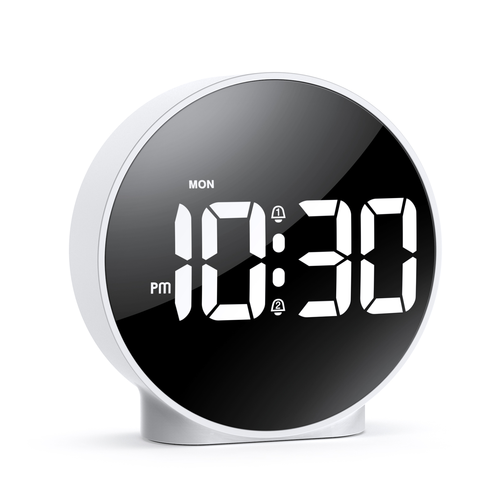 LED Digital Alarm Clock Battery Operated, ORIA Desk Alarm Clock with Kids Alarm Clock Timer, for