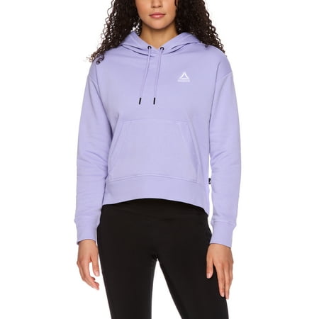 Reebok Women's Renew Cropped Hoodie with Front Pocket