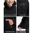 thumbnail image 6 of Pioneer Camp Women's Fuzzy Fleece Jacket, Warm Fleece Full Zip Jacket Cozy Stand Collar Coat with Pockets Casual Workout, 6 of 6