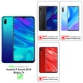 thumbnail image 2 of Cadorabo Flower Case for Huawei Enjoy 7s Cover Book Wallet Screen Protection PU Leather Flip Magnetic Etui, 2 of 9