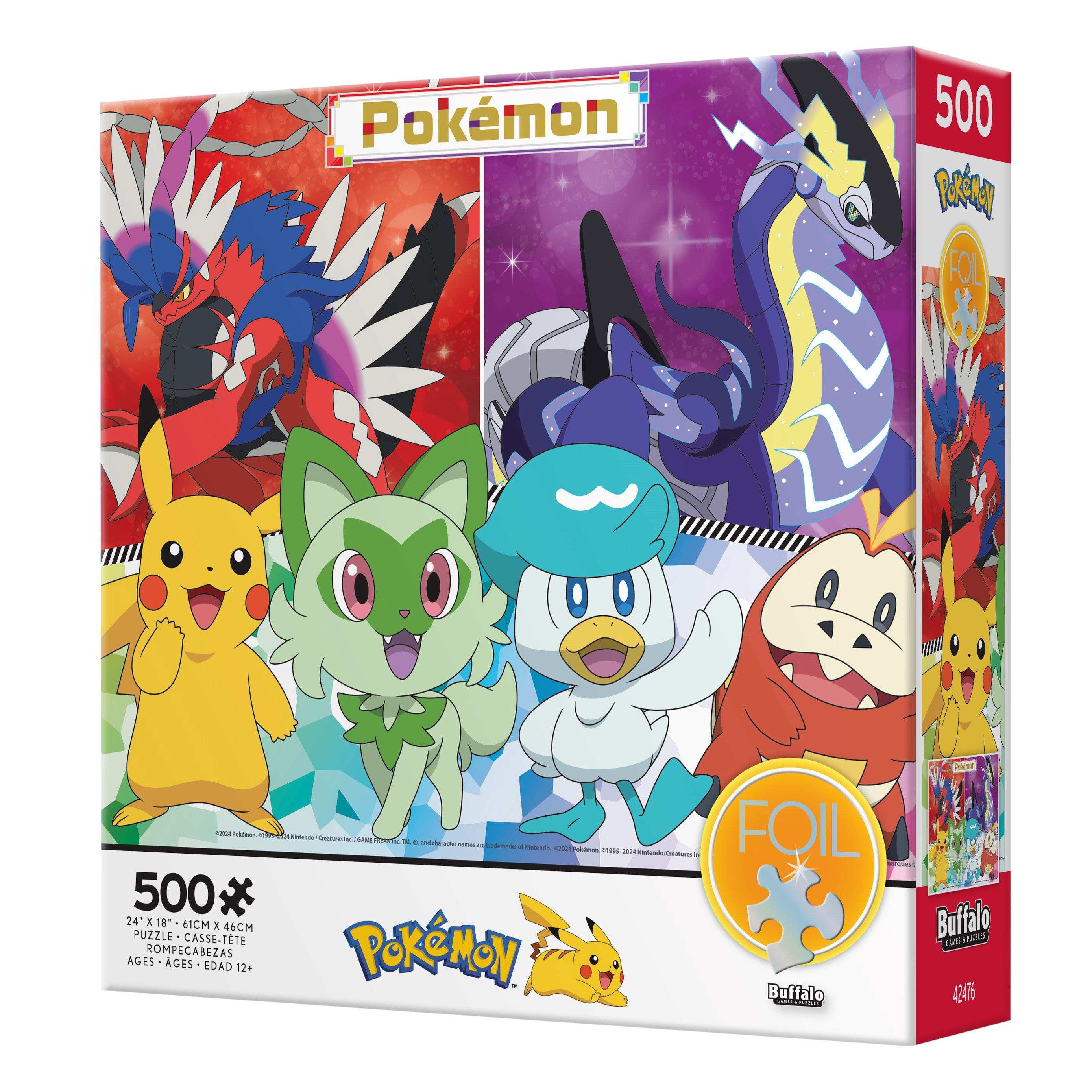 Ceaco 500 Piece Paldea Friends (Pokemon) Interlocking Jigsaw Puzzle