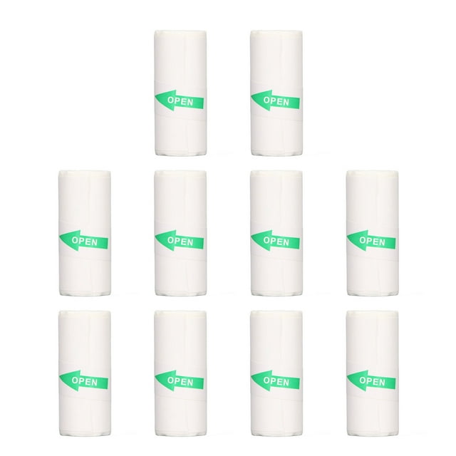 Papier Thermique pour Imprimante, Papier d'Impression Mini Portable Auto-Adhésif pour Photo