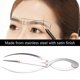 thumbnail image 3 of Mean Calipers Golden Calipers Stainless Steel Eyebrow Ruler 1:1.618 Measure Tool For Tattoo Makeup, 3 of 5