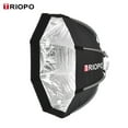 thumbnail image 1 of TRIOPO 55cm Foldable 8-Pole Octagon Softbox with Soft Cloth Carrying Bag Bowens Mount for Studio Strobe Flash Light, 1 of 9