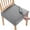 Grey, variant on Imountek Stretch Dining Chair Slipcovers for Armless Chairs, 4Pack Waterproof Washable Jacquard Seat Covers, Beige