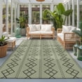 thumbnail image 2 of Large Area Rugs 5'x8', Sage Green Boho Carpet Runner Indoor Outdoor Rugs Home Decor Aesthetic, Vintage Ethnic Tribe Abstract Art Geometric Non Slip Mats Washable Accent Rug for Living Room Bedroom, 2 of 8