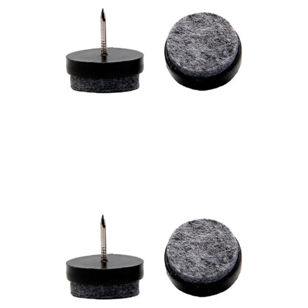Billuyoard 36X almohadilla deslizante para uñas, almohadilla para muebles, deslizamiento de fieltro, Accesorios para el hogar, alfombrillas para Negro 20mm 2Conjunto