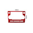 thumbnail image 3 of Real Bright Soft Car Interior Carbon Fiber Sticker DecorationRed Carbon Fiber Radio Control Cover For Land Rover Discovery SportAuto Car Protection Interior Accessories, 3 of 8