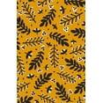 thumbnail image 2 of Treechild 11x14 Black Ornate Wood Framed with Double Matting Museum Art Print Titled - Branches And Berries (Yellow), 2 of 4