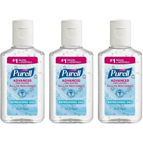 Purell Advanced Hand Sanitizer Gel 1 OZ Travel Size (3)