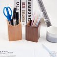 thumbnail image 5 of Portalápices de escritorio YONGSHENG Madera Natural Cuadrado Grande, 5 of 5