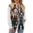 thumbnail image 4 of My Hero Academia Unisex Sweatshirts Loose Pullover Sweater Hooded Hoodie 3D Printing Jacket Winter Fall Clothes XL, 4 of 7