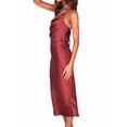 thumbnail image 2 of Women's Mid-Waist Tie Hollow Off-Shoulder Mid-Length Dress, 2 of 9