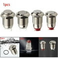 thumbnail image 4 of BTOER 12mm Round Button Without Fixation Instant Aluminum ON OFF ON Ring Illuminated Car Pushbutton Switch 36V, 4 of 6