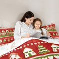 thumbnail image 5 of jejeloiu Sweet Christmas Dessert Full Size Comforter Sets,Merry Xmas Bedding Comforter Set,Happy New Year Bedding Sets For Boys Girls,Lightweight Bedroom Decoration Reversible,3pcs, 5 of 8