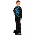 thumbnail image 2 of IceDress Figure Skating Outfit - Thermal - IceDress for Boys (Black with Blue), 2 of 4