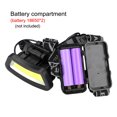 thumbnail image 4 of Eigraketly 7000K 700lm COB LED faro ABS potente portátil 4 modos faro Camping viajar escalada pesca lámpara de iluminación Ropa Deportiva, Zapatos, 4 of 6