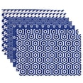 thumbnail image 2 of Kitchen Place Mats Indoor Outdoor Waterproof Reversible Linen Printed Placemats Table Mats For Dining Table, 2 of 9