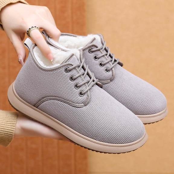 Women's Cotton Shoes With Thick Velvet Boots Casual Shoes Cold And Warm Winter Shoes Versatile Women's Boots For Wearing Outside