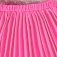 thumbnail image 6 of Girls Summer Clothing Set Short Sleeve Double Breasted Collared Blazer with Pleated Skirt 2 Piece School Uniform Party Dress Outfits Hot Pink 6-7 Years, 6 of 6