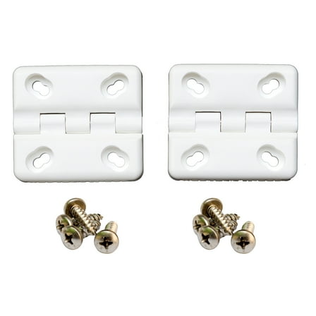 Cooler Shield White Replacement Hinge For Coleman Coolers, 2 Pack