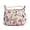 White, variant on EclatChic Floral Pattern Shoulder Bag for Women Casual Multi-Pocket Crossbody Bag Durable Fabric