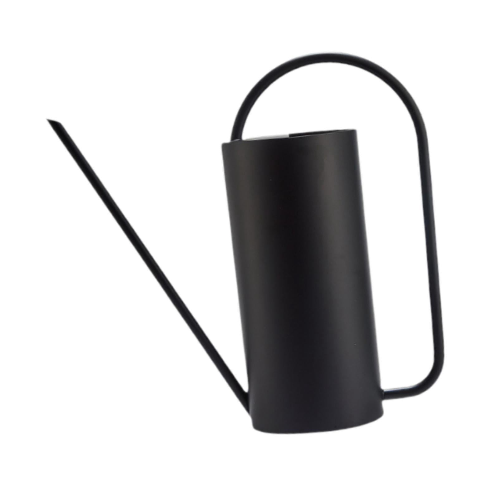 MAGIDEAL 1500 ml Indoor Watering Can Long Mouth for Indoor Houseplants Indoor Outdoor Black