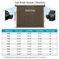 thumbnail image 2 of Jane Stone Outdoor Roller Shades 8'W x6'H Cordless Roll Up Blinds with Valance, Exterior Shade Cloth Roll for Patio Porch Pergola,Mocha, 2 of 7