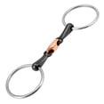 thumbnail image 1 of Bocado Irfora Boca de caballo de acero inoxidable Pieza de boca de caballo Broche ecuestre Snaffle Cobre Enlace Bit Accesorio de carrera de caballos Irfora Bocado, 1 of 7