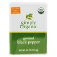 thumbnail image 2 of SIMPLY ORGANIC , Poivre Noir Moulu, 4 OZ, (Lot de 6), 2 of 4